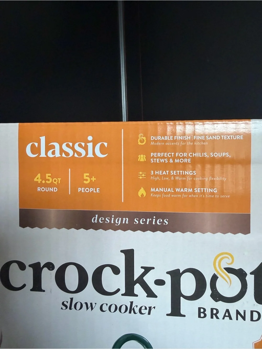 Crock-Pot Classic 4.5QT Green Slow Cooker - NWT.
